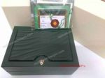 Wholesale Wooden Watch Box - Replica Rolex Green Wave Box set w/ Booklet & Handbag